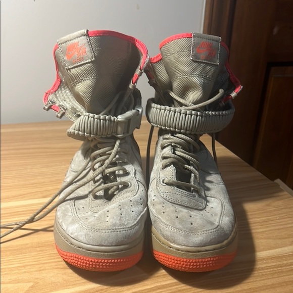 Nike SF-AF1 Khaki Rush Coral - Picture 1 of 5